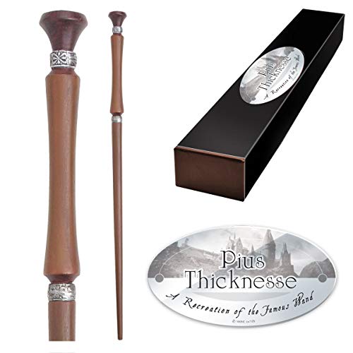 Noble Collection Pius Thicknese Carattere Wand, Multicolore