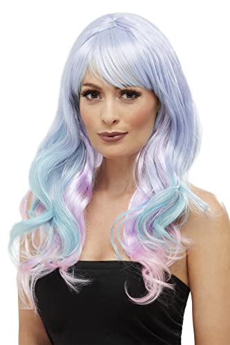 Fashion Unicorn Pastel Wig, Wavy, Long