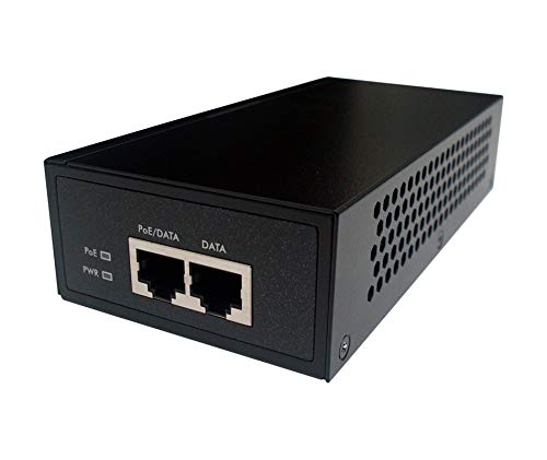 Longshine Lcs-P302 Power Over Ethernet (Poe)-Alimentazione Iniettore Poe, 2 Port Nero