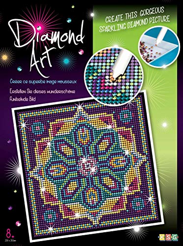 Sequin Art 1525 Diamond Art Craft, Ornamento, Tappetino In Polistirolo Completo, Modello Di Immagine, Strass, Penna E Altri Accessori, Set Creativo Pe