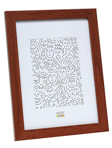 Deknudt Frames S44Ch3 - Portafoto Basic In Legno E Mdf, Sottile, 15 X 20 Cm, Colore: Marrone Chiaro