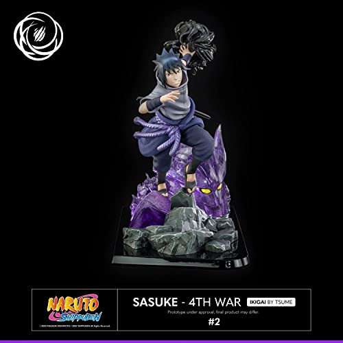 Tsume Arts: Figura Ikigai Naruto Shippuden Sasuke Sasuke Quarta Grande Guerra Ninja