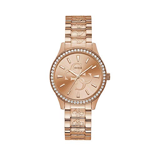 Guess Orologio Analogico Al Quarzo Donna Con Cinturino In Acciaio Inossidabile W1280L3