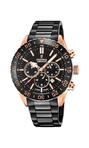 Festina Orologio Analogico Quarzo Uomo Con Cinturino In Acciaio Inox F20578/1