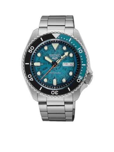 Seiko 5 Sport Skx Quadrante Blu ""Stile Scheletro"". Srpj45K1