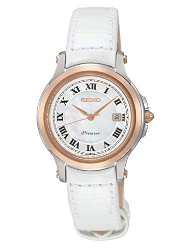 Seiko Orologio Analogico Quarzo Donna Con Cinturino In Pelle Sxde42P2
