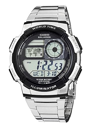 Casio Orologio Digitale Uomo Con Cinturino In Acciaio Inox Ae-1000Wd-1Avef