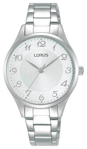 Lorus Quadrante Sunray Bianco Al Quarzo (32 Mm) / Acciaio Inossidabile Rg267Vx9