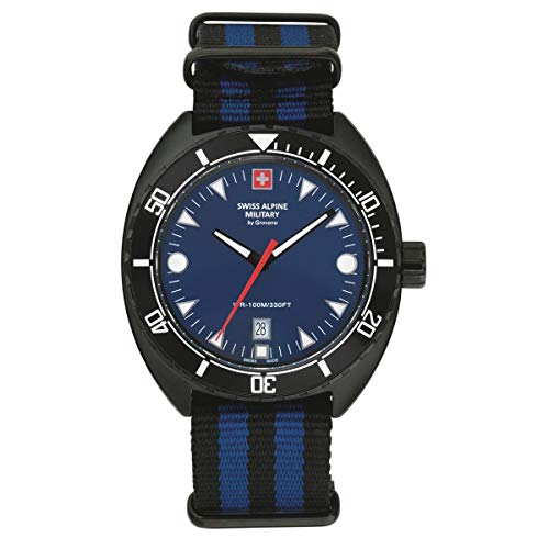 Swiss Alpine Military 7066.1675 Turtle Men`S 44Mm 10Atm