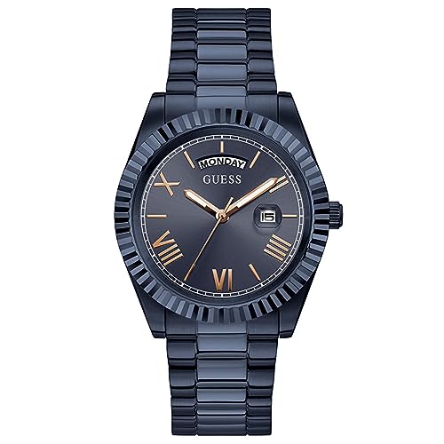Guess Orologio Analogico Quarzo Uomo Con Cinturino In Acciaio Inox Gw0265G9