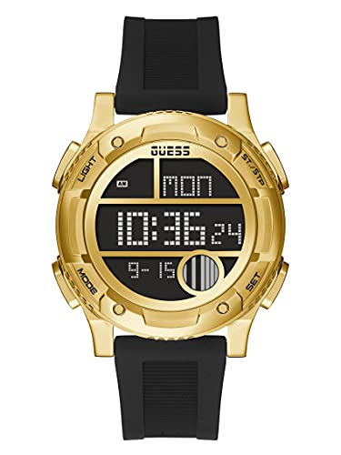Guess Orologio Analogico Quarzo Uomo Con Cinturino In Silicone Gw0272G2