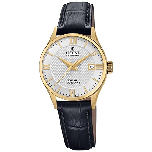 Festina Orologio Analogueico Quarzo Unisex-Adulti. Con Cinturino In Pelle F20011/1