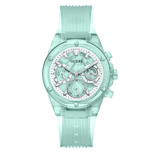 Guess Active Life Gw0438L1 - Orologio Da Polso Da Donna, Cronografo, Cinturino In Poliuretano, Cinghia