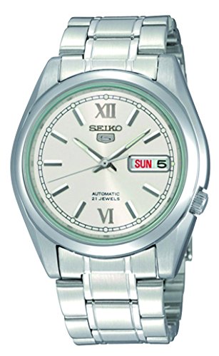 Seiko Orologio Analogico Automatico Unisex Adulto Con Cinturino In Acciaio Inox Snkl51K1