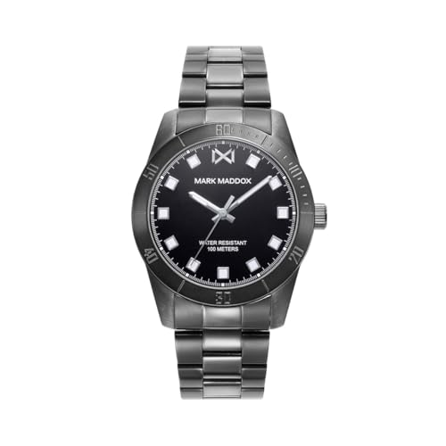 Mark Maddox - Orologio Acciaio Ip Grigio Bracciale Sr Mm - Hm0136-57