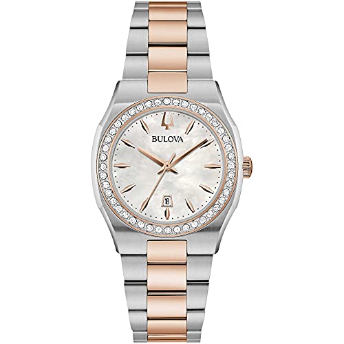 Orologio Bulova Surveyor Diamonds Donna 98R283 Acciaio Con Diamanti