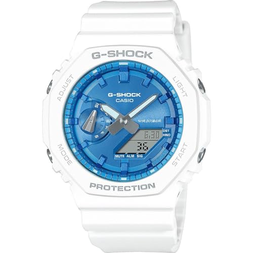 Casio Orologio Analogico Al Quarzo Unisex Adulti Con Cinturino In Acciaio Inossidabile Ga-2100Ws-7Aer
