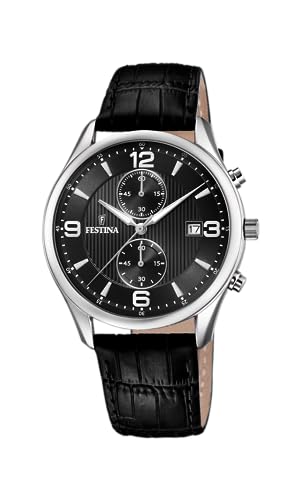 Festina Orologio Cronografo Quarzo Uomo Con Cinturino In Pelle F6855/8