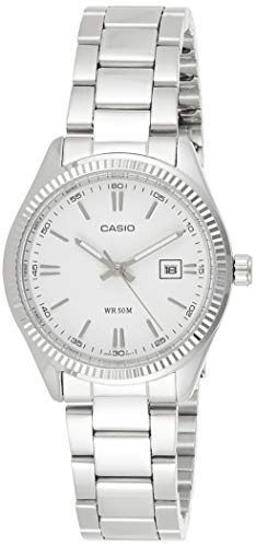 Casio Orologio Analogico Quarzo Donna Con Cinturino In Acciaio Inox Mtp-1302D-7A1Vef