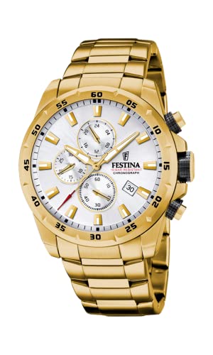 Festina Orologio Analogo Quarzo Uomini Con Cinturino In Acciaio Inox F20541/1