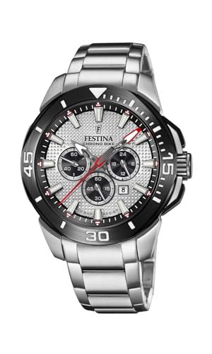 Festina Chrono Bike Men'S Silver Watch F20641/1