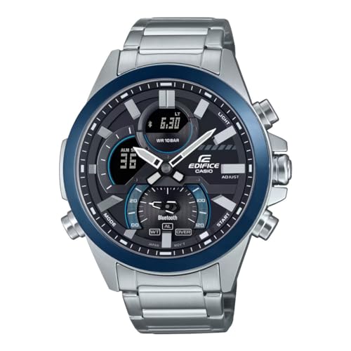 Casio Orologio Analogico Al Quarzo Uomo Con Cinturino In Acciaio Inossidabile Ecb-30Db-1Aef