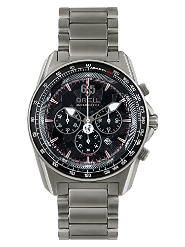 Breil Orologio Collezione Abarth Movimento Quarzo Chrono E Bracciale Titanio Per Uomo It One Size