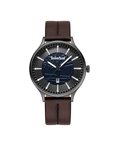 Timberland Orologio Analogico Quarzo Uomo Con Cinturino In Pelle Tbl.15488Jsu/03
