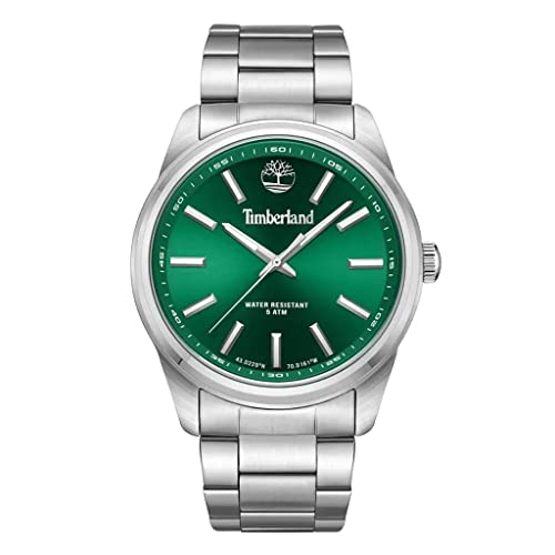 Timberland Orologio Analogico Al Quarzo Uomo Con Cinturino In Acciaio Inossidabile Tdwgg0010805
