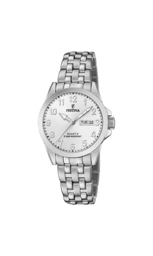 Festina Orologio Analogico Quarzo Donna Con Cinturino In Acciaio Inox F20455/1