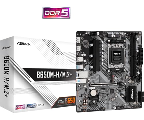 Asrock Carte Mère B650M-H/M.2 Ddr5 (Am5) Micro Atx
