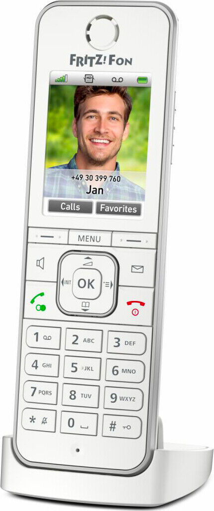 Telefono Cordless DECT GAP Vivavoce 20002875 Avm FRITZFON C6 INTERNATIONAL