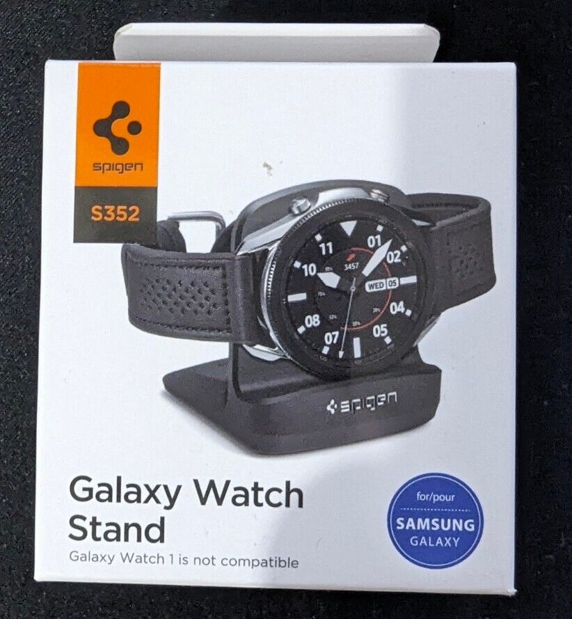 NUOVO Spigen S352 Compatibile con Galaxy Watch 3/4 Stand di ricarica