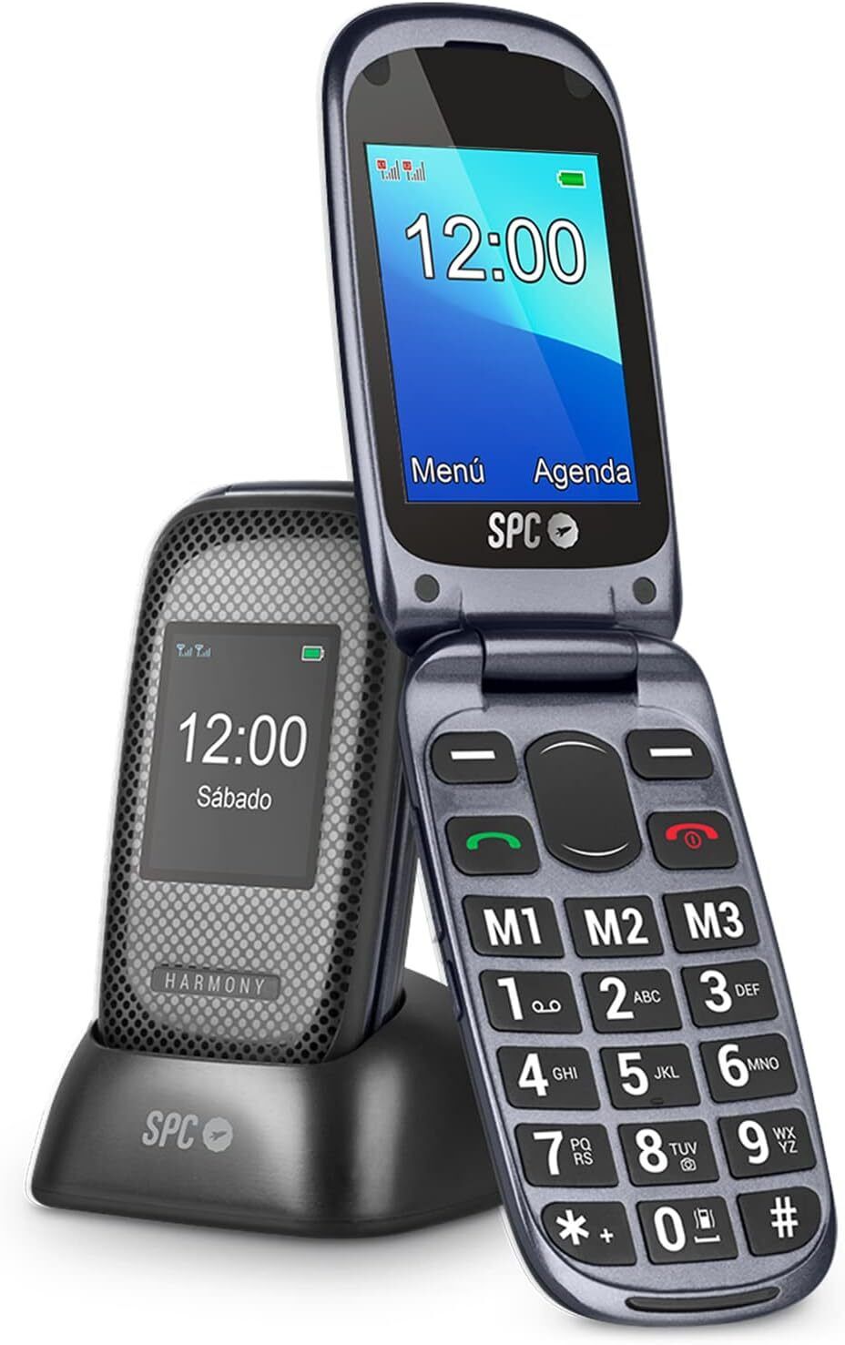 SPC Telefono Movil para Mayores con Botones Grandes - Tapa y Botones Retroilumin