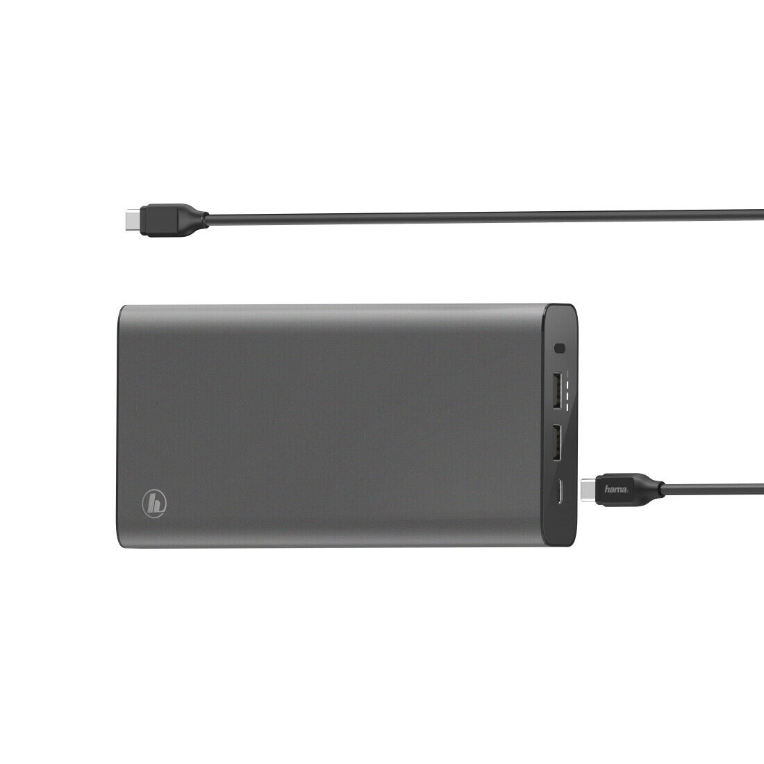Powerbank Batteria Portatile 26800 mAh Ioni di Litio Antracite 00200012 Hama