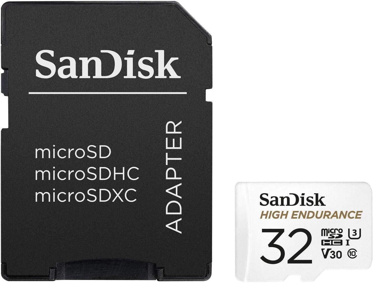 SanDisk HIGH Endurance Micro SD HC SDHC 32GB x Videosorveglianza Dash Cam Video