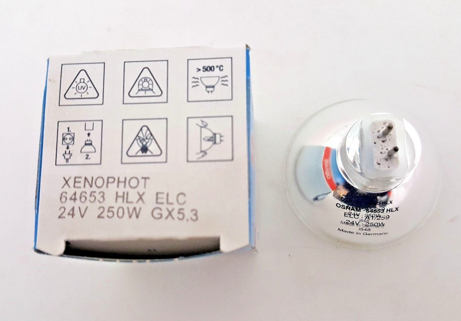 OSRAM FARETTO XENOPHOTO 64653 HLX EFP 24V 250W GZ 5,3