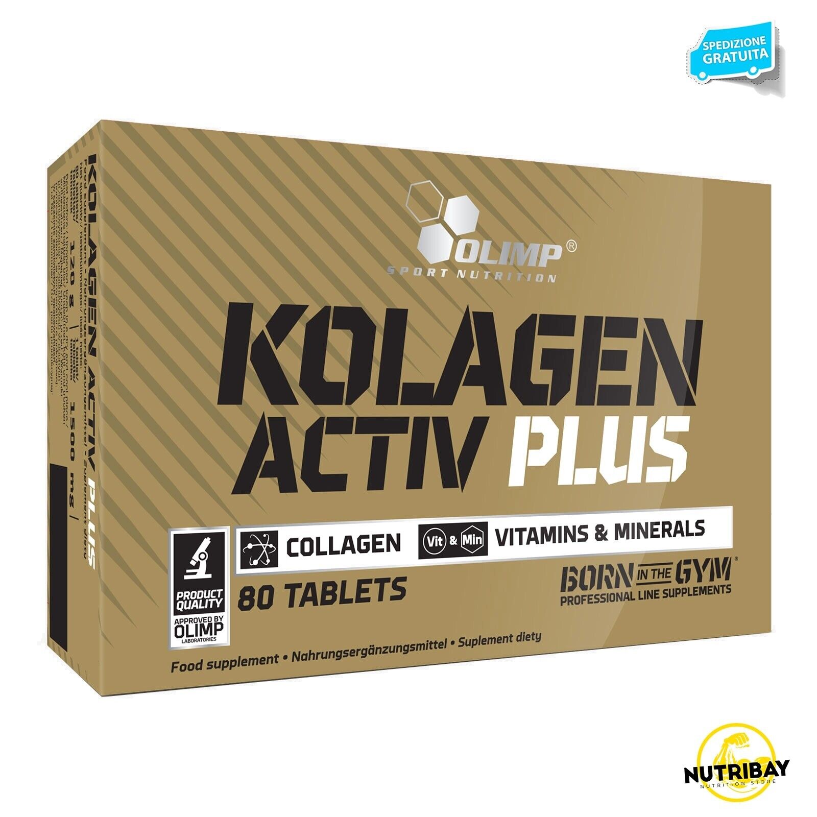 OLIMP Kolagen Activ Plus 80 compresse collagene vitamine e minerali