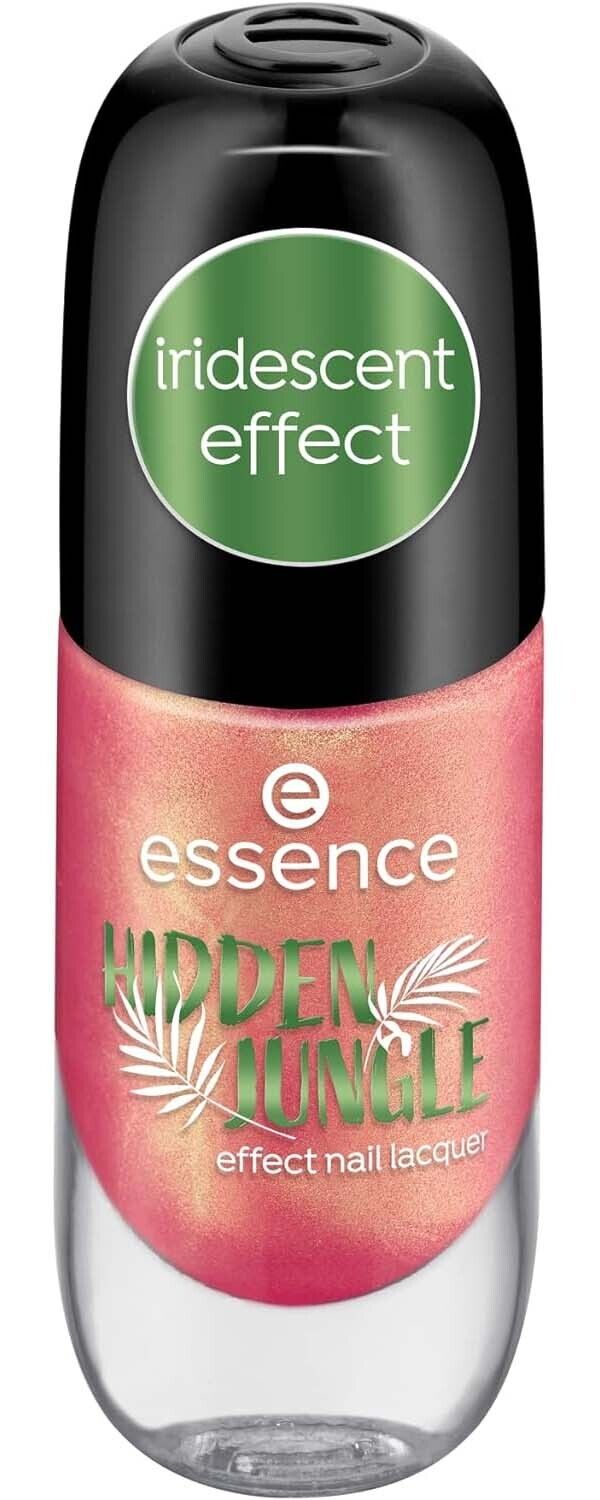 SMALTO UNGHIE ESSENCE HIDDEN JUNGLE 03 GOLDEN HOUR rosso rosa ramato rame dorato