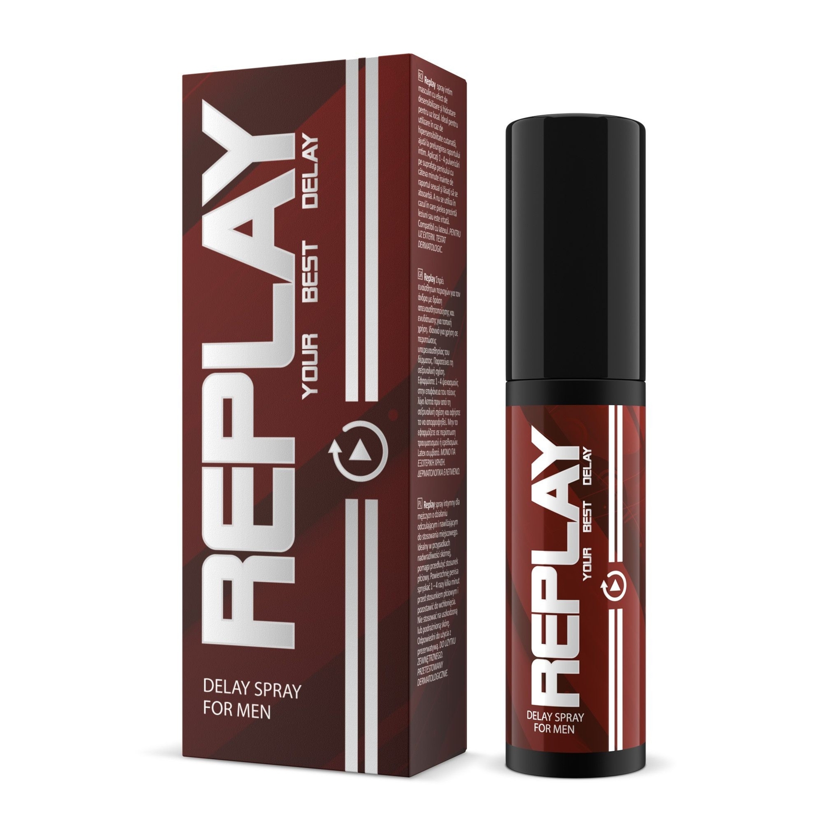 Ritardante Uomo spray replay Intimateline prolunga tempi