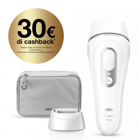 Braun Silk-Expert Pro 3 PL3020 Epilatore Luce Pulsata 300000 Flash
