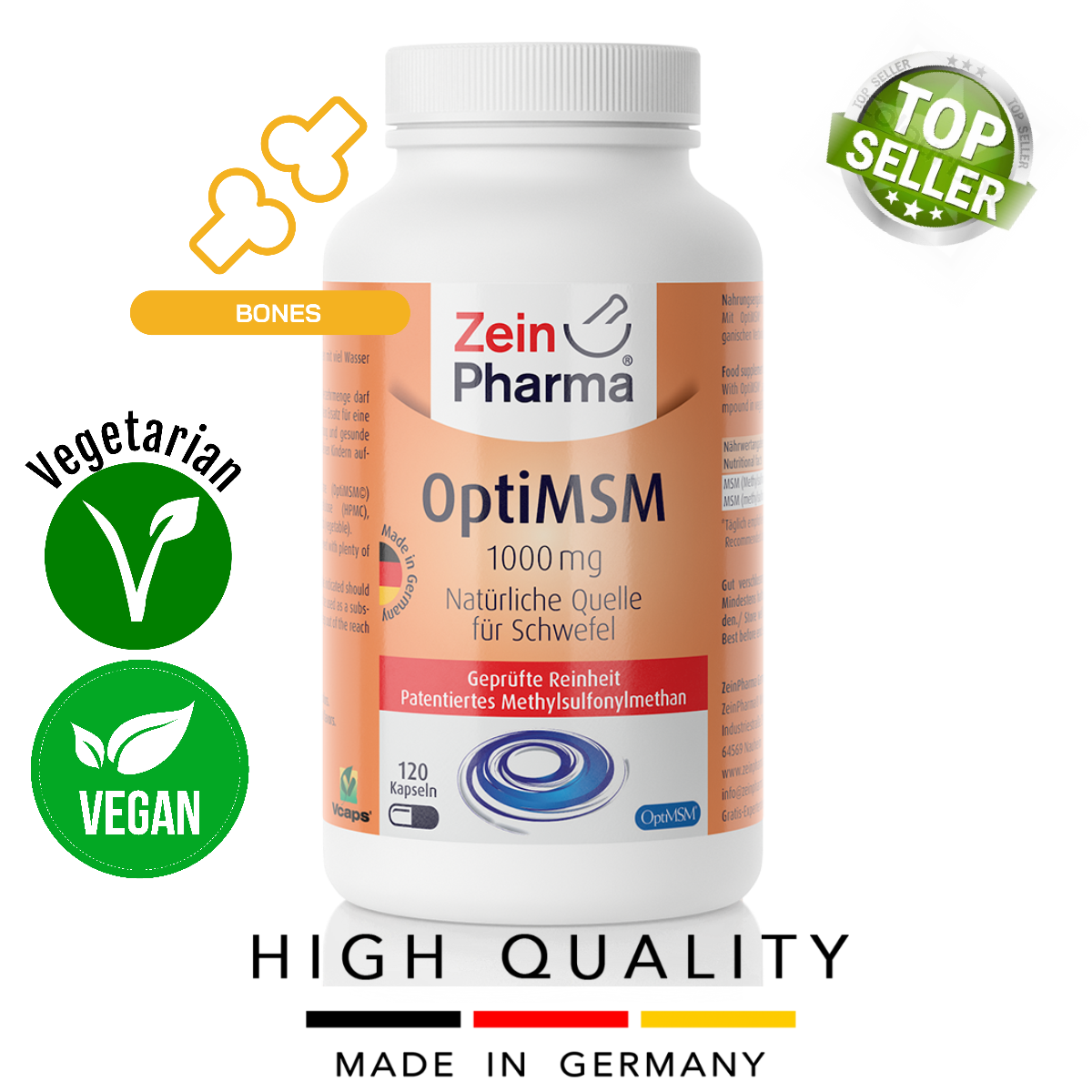 OPTI MSM 1000 mg (120 capsule) ZEINPHARMA
