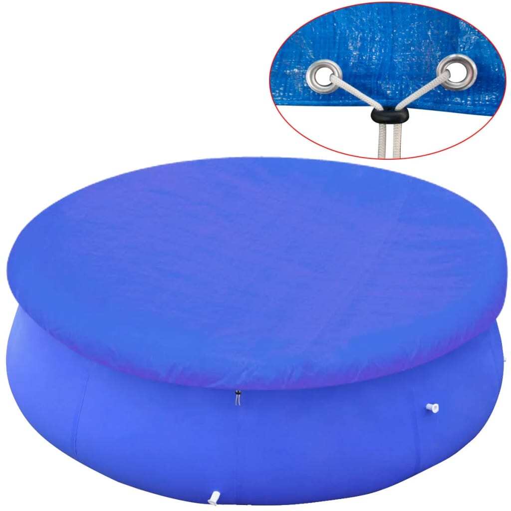 Vidaxl Telo di Copertura per Piscina Fuoriterra 360- 67 cm Rotonda