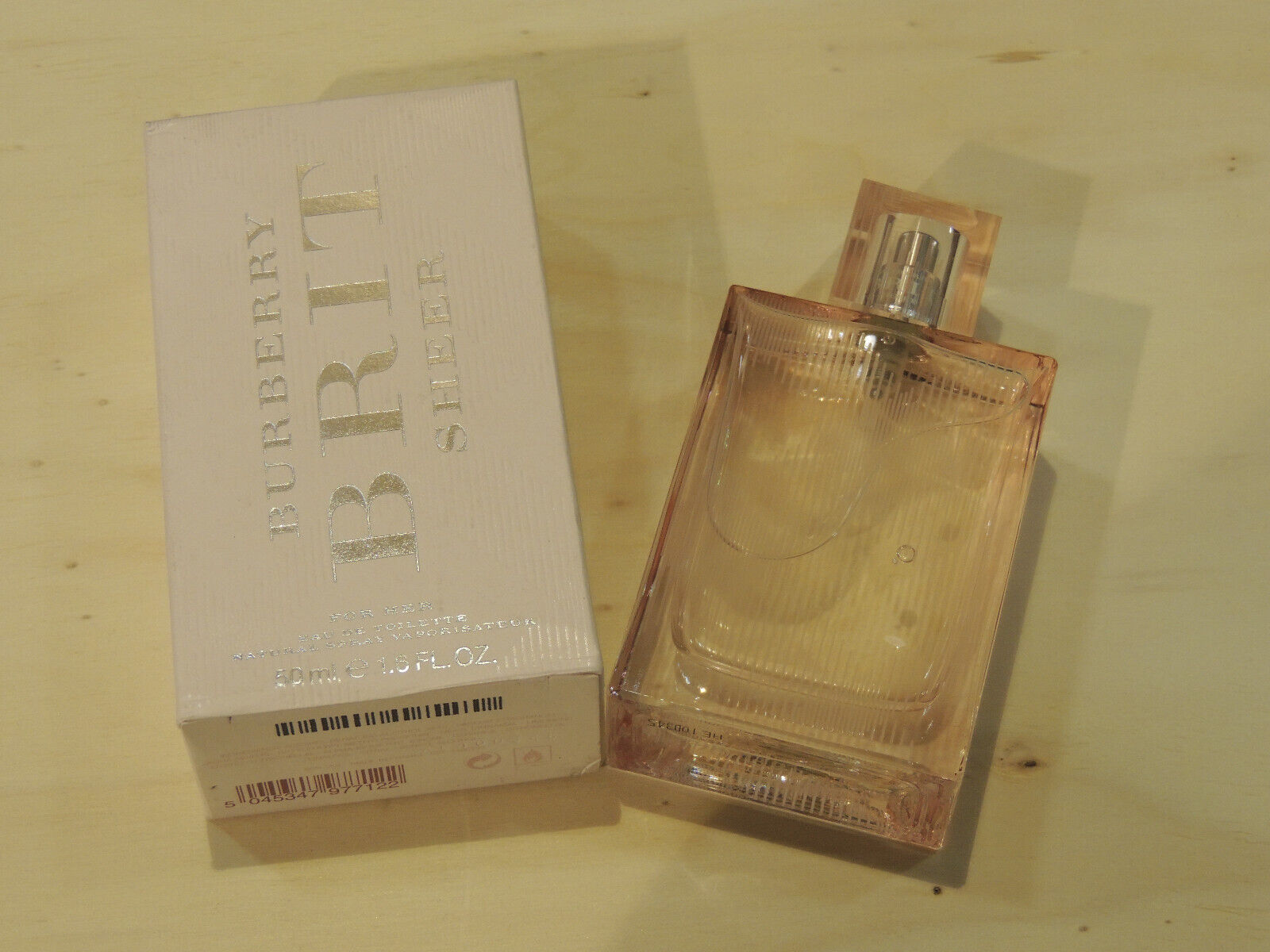 Burberry Brit Sheer Eau de Toilette 50ml Edt for woman Spray - Vintage very Rare