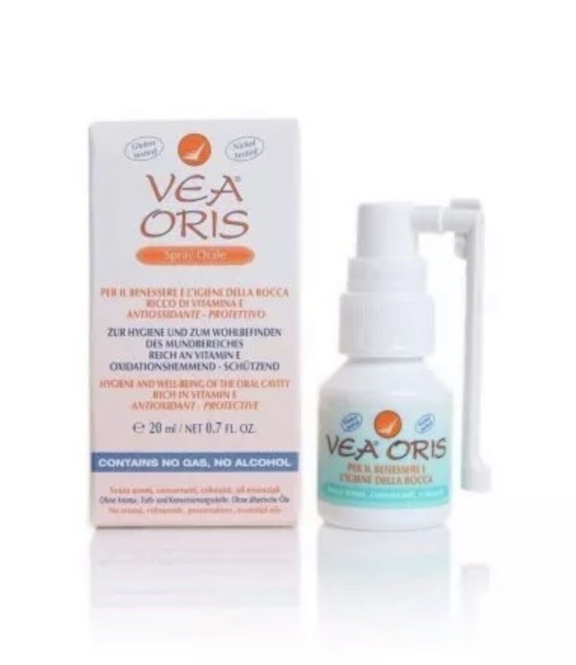 Vea Oris Care Oil per la mucosa della bocca - 20 ml, 0,7 once spray orale