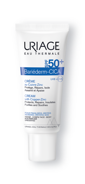 Bariéderm Cica-Crema Spf50+ Con Cu-Zn Uriage 40ml