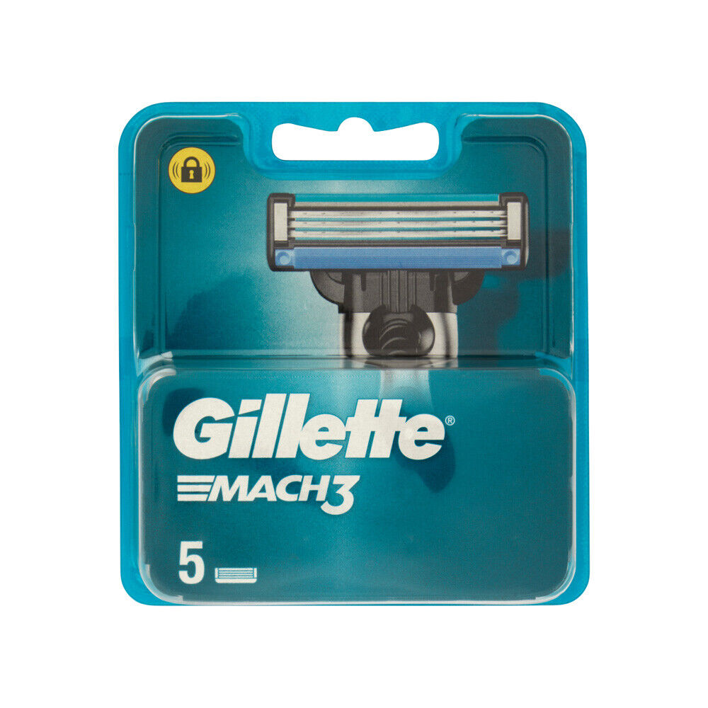 Gillette Mach3 5 Lame Di Ricambio Per Rasoio Uomo