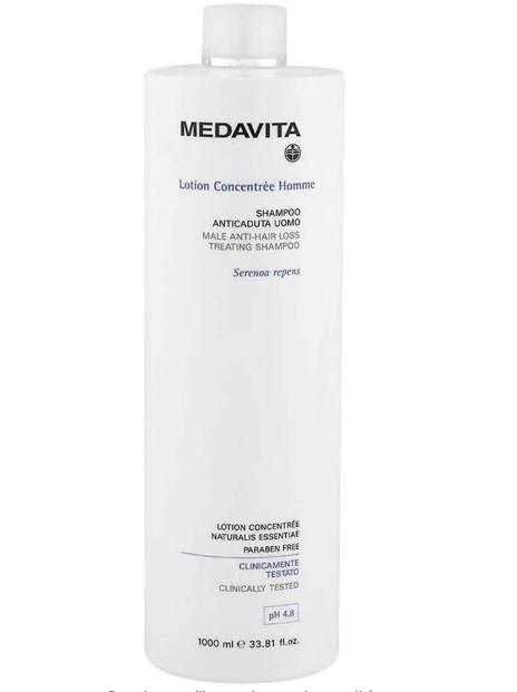Medavita Lotion Concentree Homme Shampoo Anticaduta Uomo 1000 ml