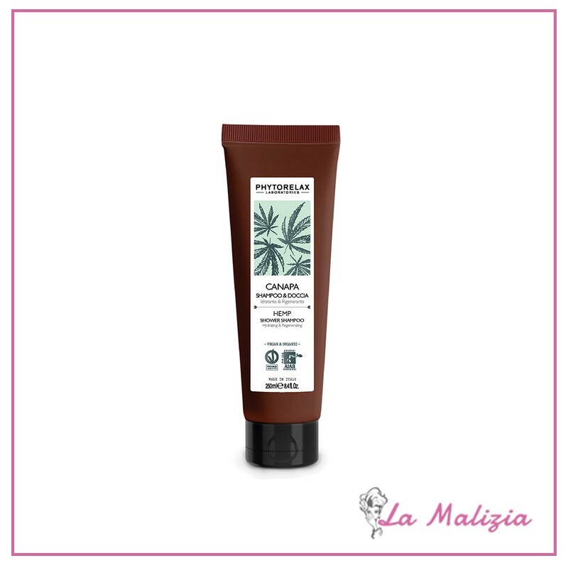 Phytorelax Canapa Shampoo & Doccia Idratante & Rigenerante 250 ml