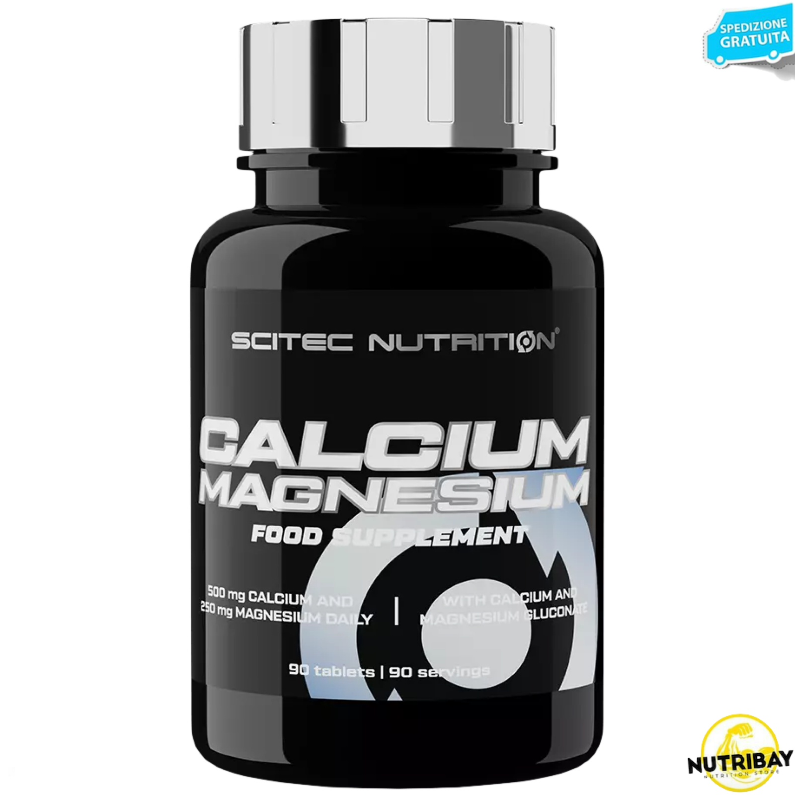 SCITEC NUTRITION Calcium Magnesium 90 cpr. Calcio e Magnesio per Metabolismo